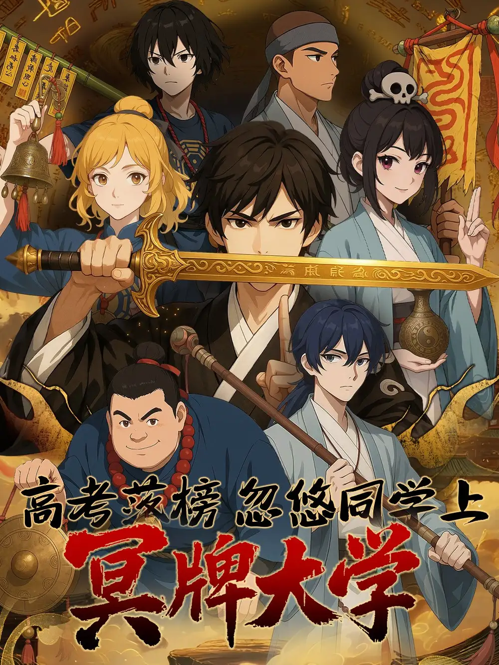 短剧《高考落榜忽悠同学上冥牌大学》全集完整版高清免费在线观看