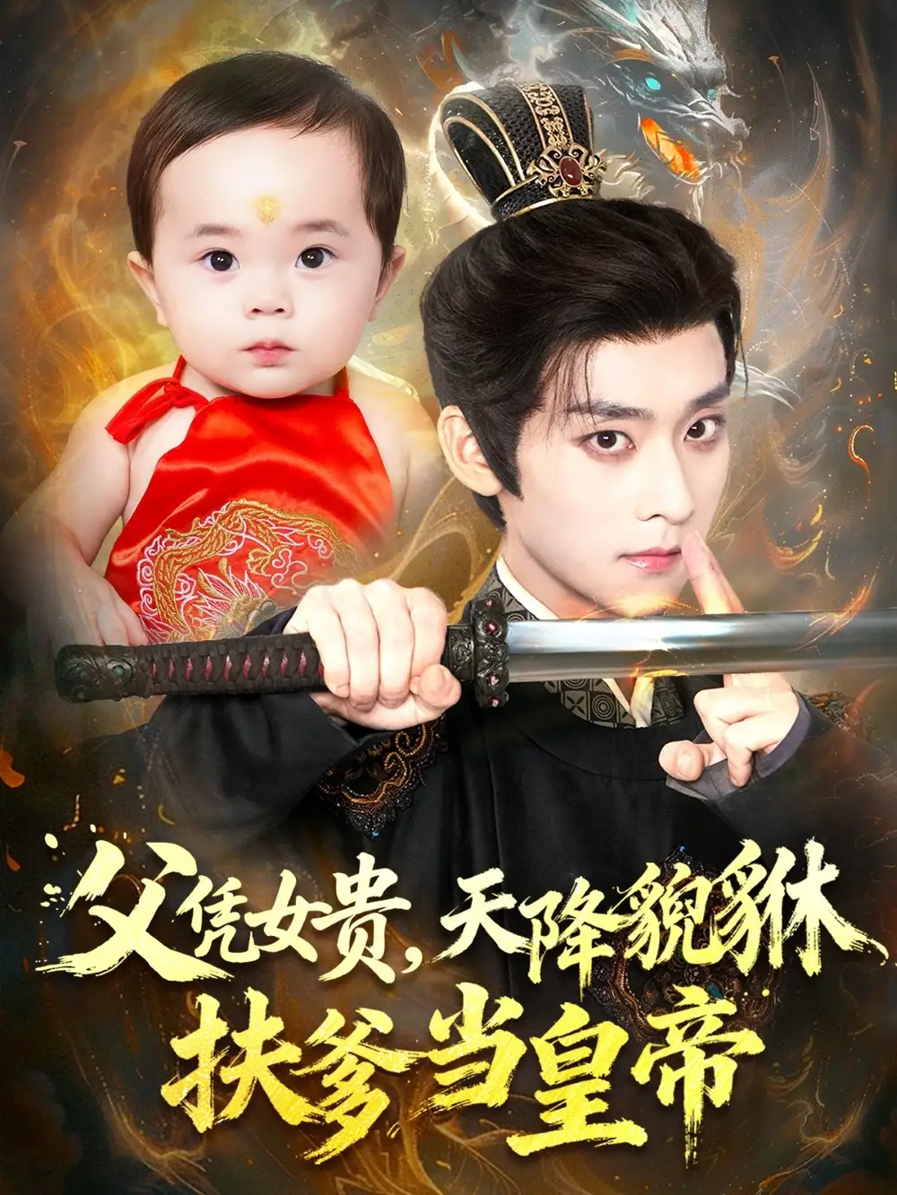 短剧《父凭女贵，天降貔貅扶爹当皇帝》全集完整版高清免费在线观看